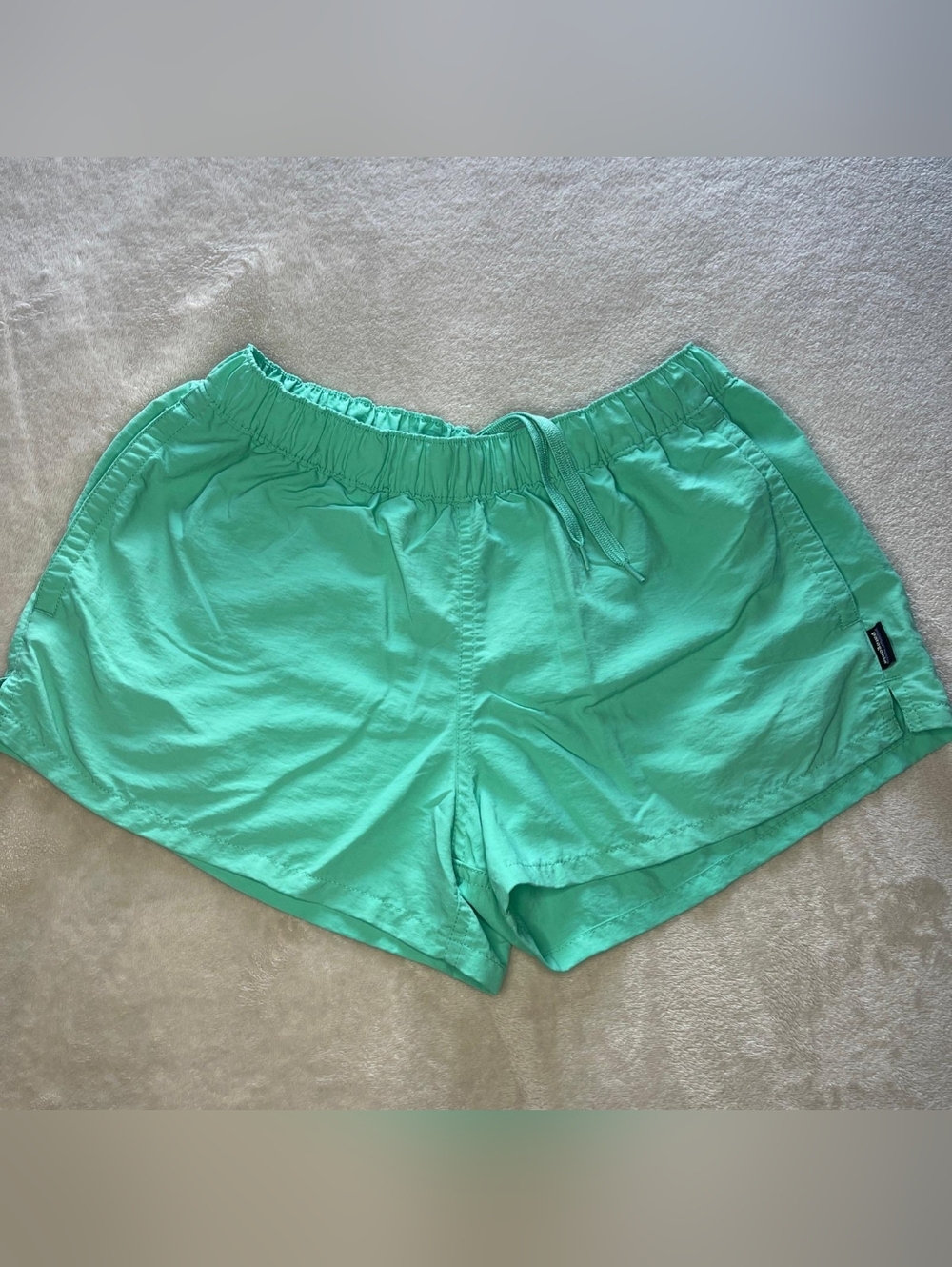 Patagonia Women's Mint Athletic Drawstring Shorts